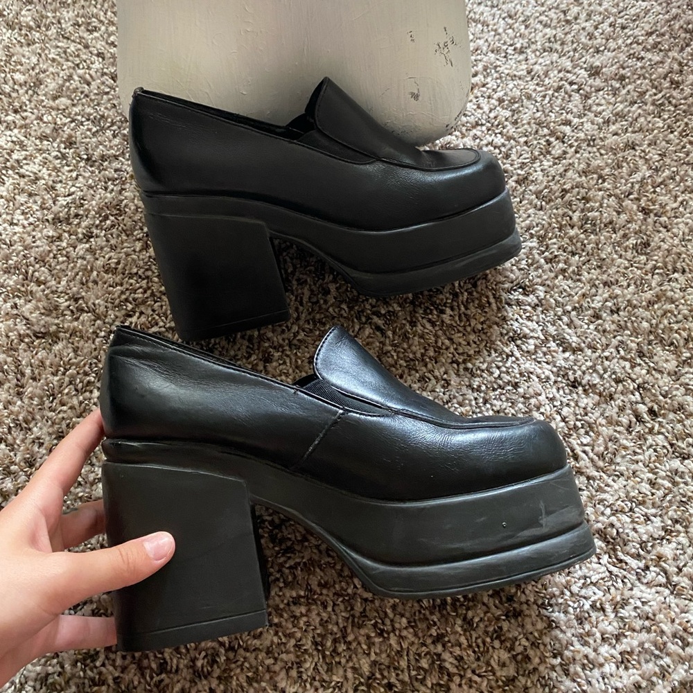 chunky platform mary janes